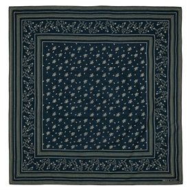 Skall Studio Skall Classic  90x90 Tørklæde, Navy/Beige